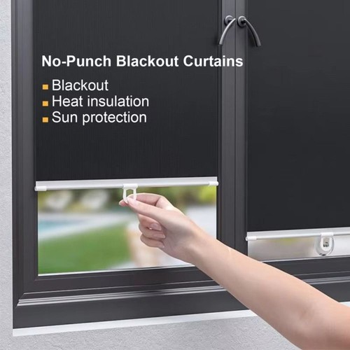 Black roller blinds - roller,