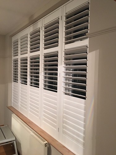 Wooden plantation shutter - wooden,